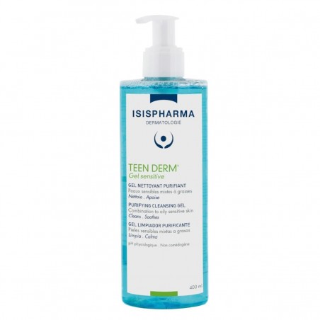 ISISPHARMA TEEN DERM gel sensitive | 400 ml