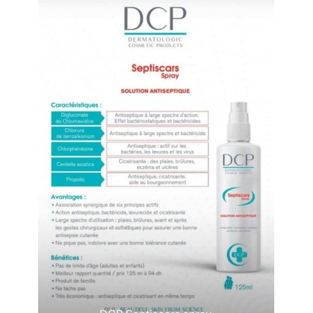 DCP SEPTISCARS spray antiseptique | 125 ml