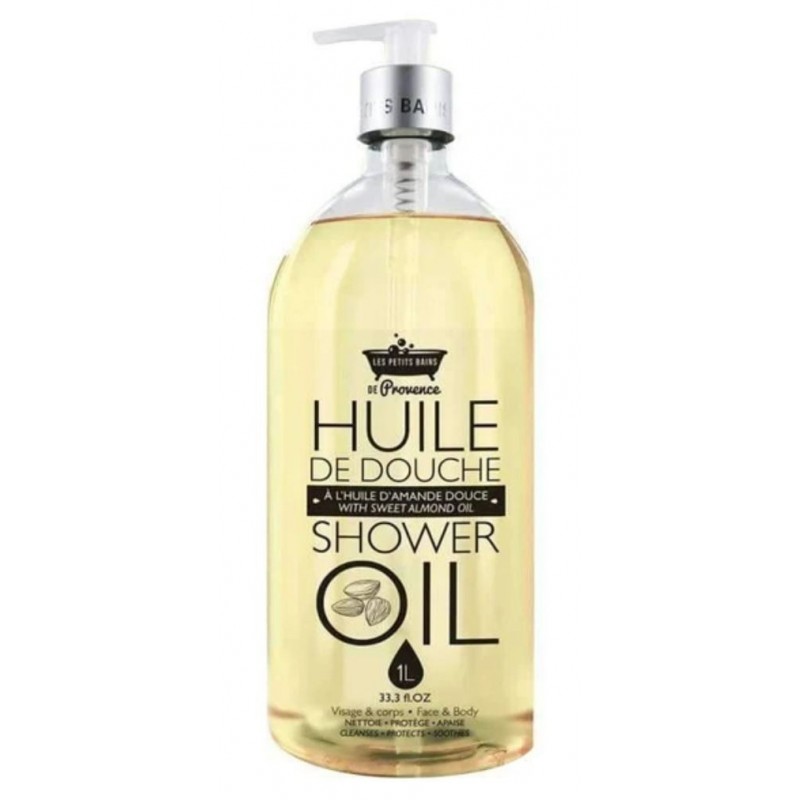 LES PETITS BAINS DE PROVENCE AMANDE DOUCE huile de douche 1L