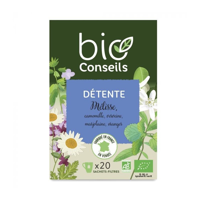 BIO CONSEILS DETENTE infusion boite 20 sachets