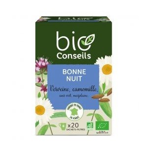 BIO CONSEILS BONNE NUIT infusion boite 20 sachets