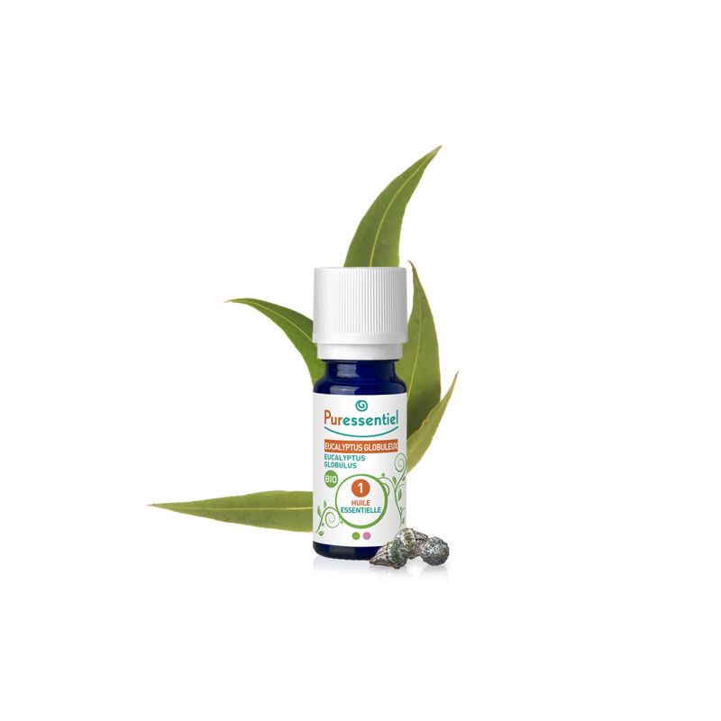 PURESSENTIEL EUCALYPTUS GLOBULEUX Huile Essentielle BIO 10 ml