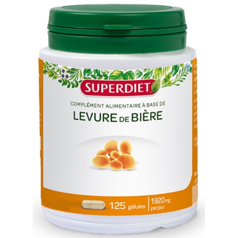 SUPER DIET LEVURE DE BIERE boite 125	gélules