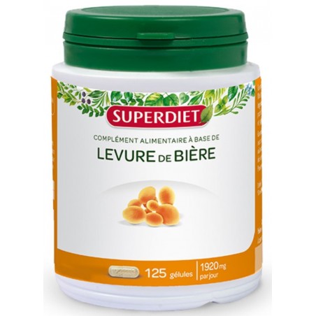 SUPER DIET LEVURE DE BIERE boite 125	gélules