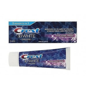 ORAL-B CREST 3D WHITE DELUXE dentifrice 3 en 1 (75ml)