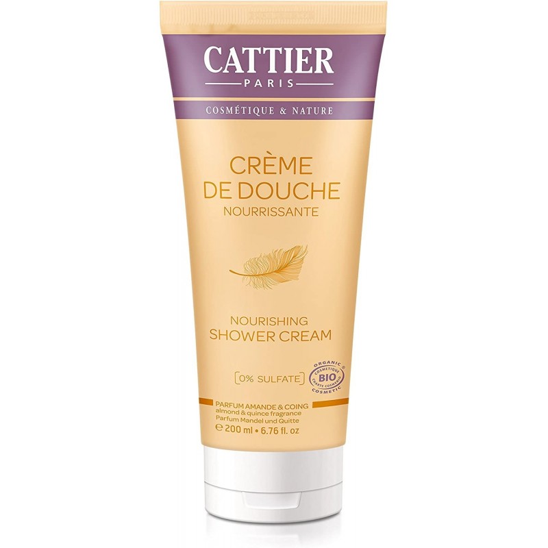 CATTIER AMANDE ET COING crème douche nourrissante 200 ML