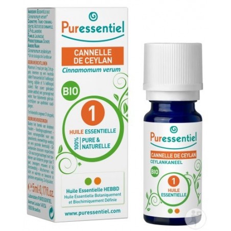 PURESSENTIEL CANNELE DE CEYLON huile essentielle BIO 5 ml