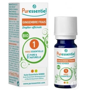 PURESSENTIEL GINGEMBRE FRAIS huile essentielle BIO 5 ml