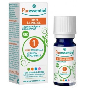 PURESSENTIEL THYM A LINALOL huile essentielle BIO 5 ml