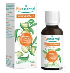 PURESSENTIEL AMANDE DOUCE huile végétale BIO 30 ml