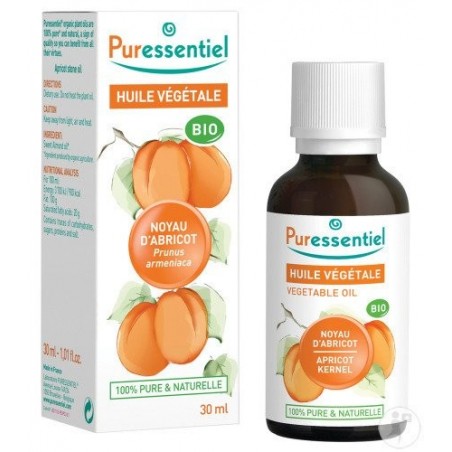 PURESSENTIEL NOYAU D'ABRICOT huile végétale BIO 30 ml