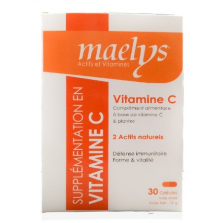 MAELYS vitamine C boite 30 gélules