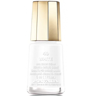 MAVALA vernis à ongles WHITE N49 (5ml)