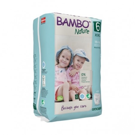BAMBO NATURE culote d'apprentissage T6 (+18KG) | 18 u