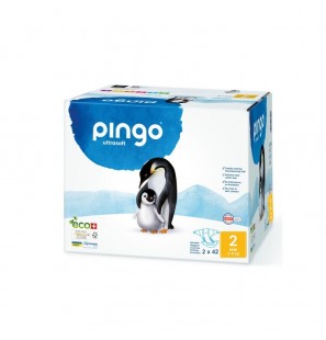 PINGO Mini Jumbo Taille 2 (3-6KG) couches | 2*42 u