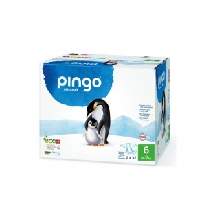 PINGO XL Taille 6 (15-30kg) couches | 2*32 u