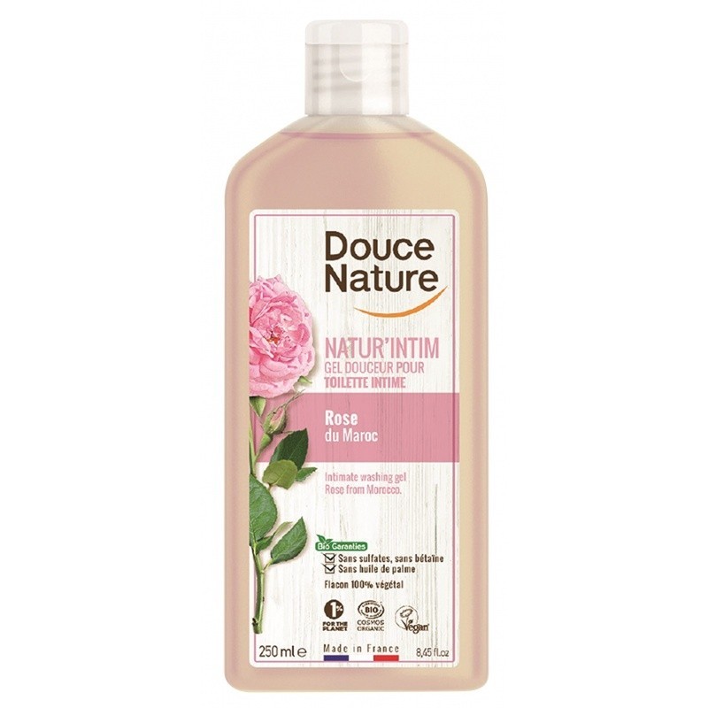 DOUCE NATURE ROSE DU MAROC gel intime BIO 250 ml