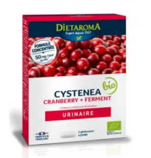 DIETAROMA CYSTENEA Cranberry + Ferments BIO boite 20 gélules