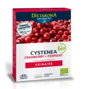 DIETAROMA CYSTENEA Cranberry + Ferments BIO boite 20 gélules