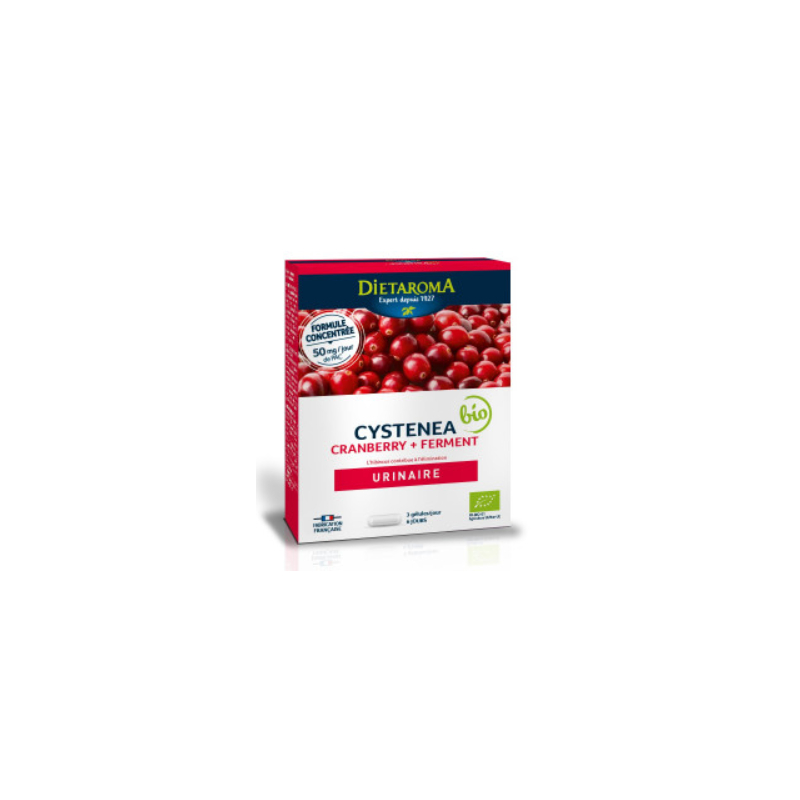 DIETAROMA CYSTENEA Cranberry + Ferments BIO boite 20 gélules