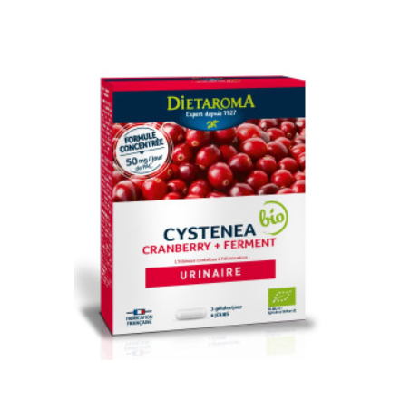 DIETAROMA CYSTENEA Cranberry + Ferments BIO boite 20 gélules