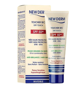 NEW DERM écran solaire invisible spf 50+ | 40 ml
