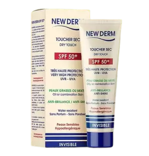 NEW DERM écran solaire invisible spf 50+ | 40 ml