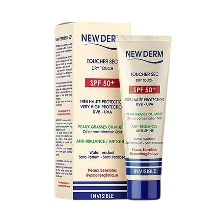 NEW DERM écran solaire invisible spf 50+ | 40 ml