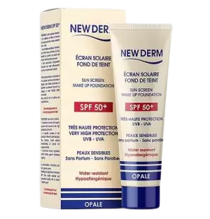 NEW DERM écran solaire teintée Opale spf 50+ | 50 ml