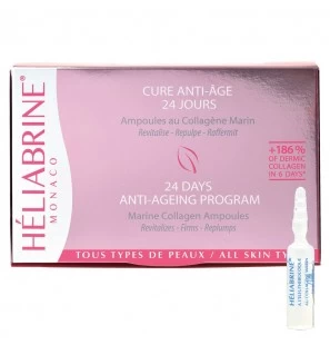 HELIABRINE CURE ANTI-ÂGE ampoules au Collagène Marin | 24 U