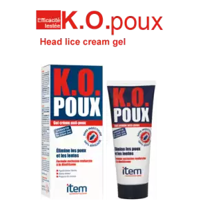 ITEM K.O POUX gel crème anti poux 100 ml