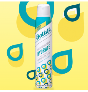 BATISTE shampooing sec HYDRATE 200 ml