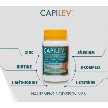 CAPILEV boite 60 gélules