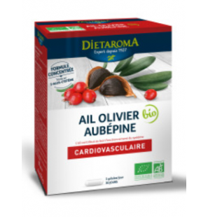 DIETAROMA AIL OLIVIER AUBEPINE boite 60 gélules