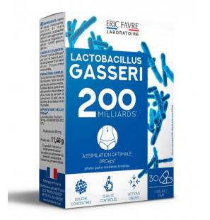 ERIC FAVRE LACTOBACILLUS GASSERI boite 30 gélules