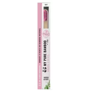 DENTI SMILE MY PURE BAMBOO brosse à dents ROSE