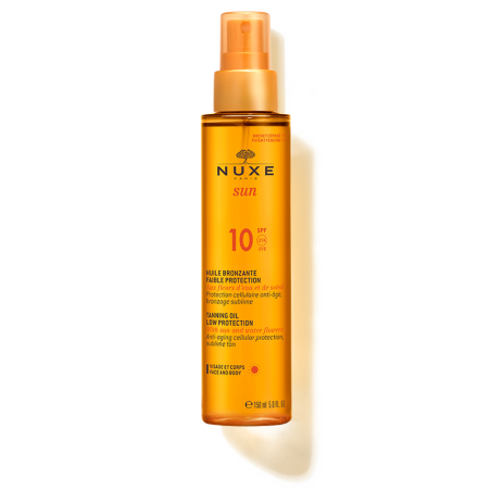 NUXE SUN Huile Bronzante Faible Protection 150 ml SPF 10