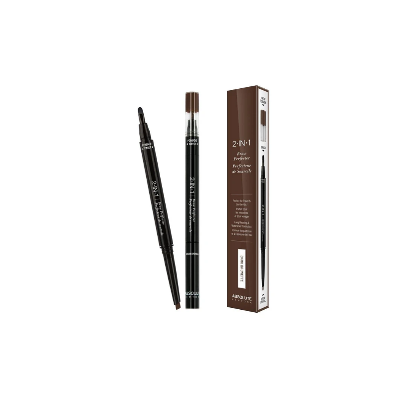 ABSOLUTE NEW YORK 2 in 1 Brow-Perfecter dark brunette