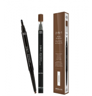 ABSOLUTE NEW YORK 2 in 1 Brow-Perfecter chocolate