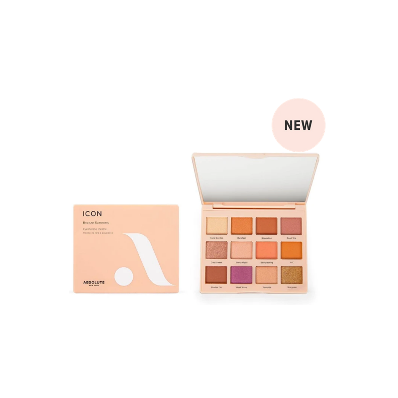 ABSOLUTE NEW YORK bronze summers icon eyeshadow palette