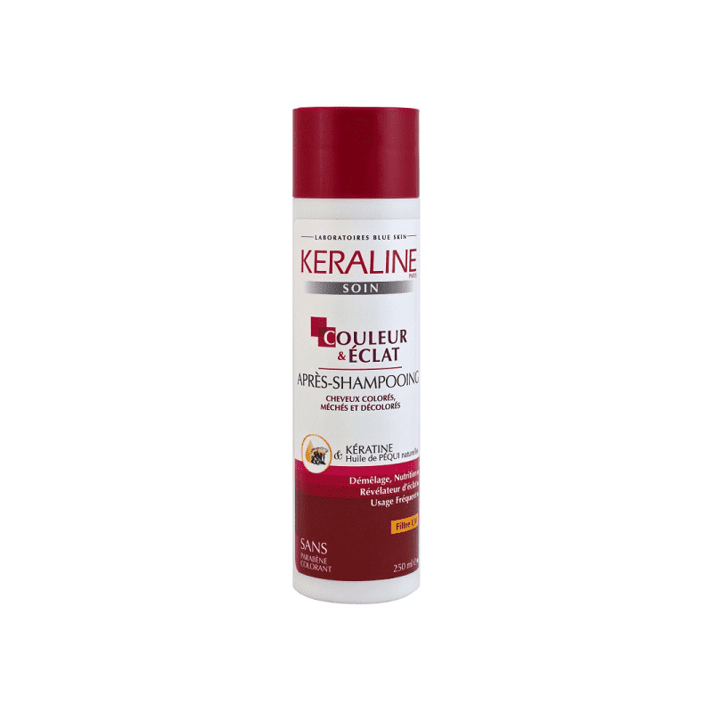 KERALINE COULEUR ET ECLAT après shampooing 250 ml