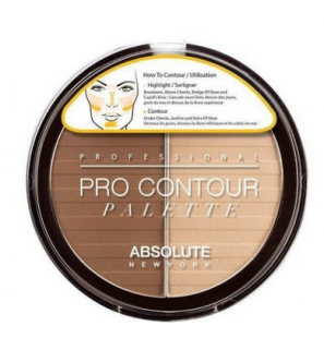 ABSOLUTE NEW YORK pro contour palette light