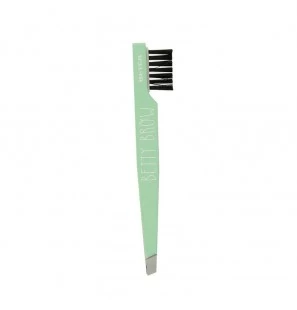 Beter Pince à épiler betty brow pince à épiler avec brosse pointe oblique