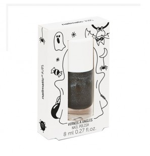 NAILMATIC Vernis enfant CASPER – Noir paillettes