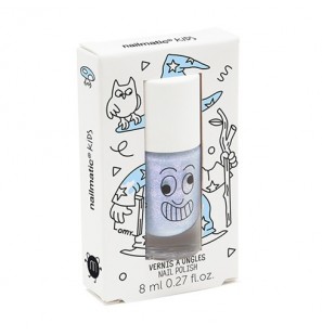 NAILMATIC Vernis enfant base eau MERLIN – bleu nacré