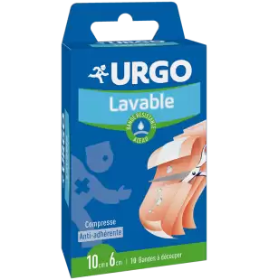 URGO Lavable 10 bandes à découper 10cm X 6cm