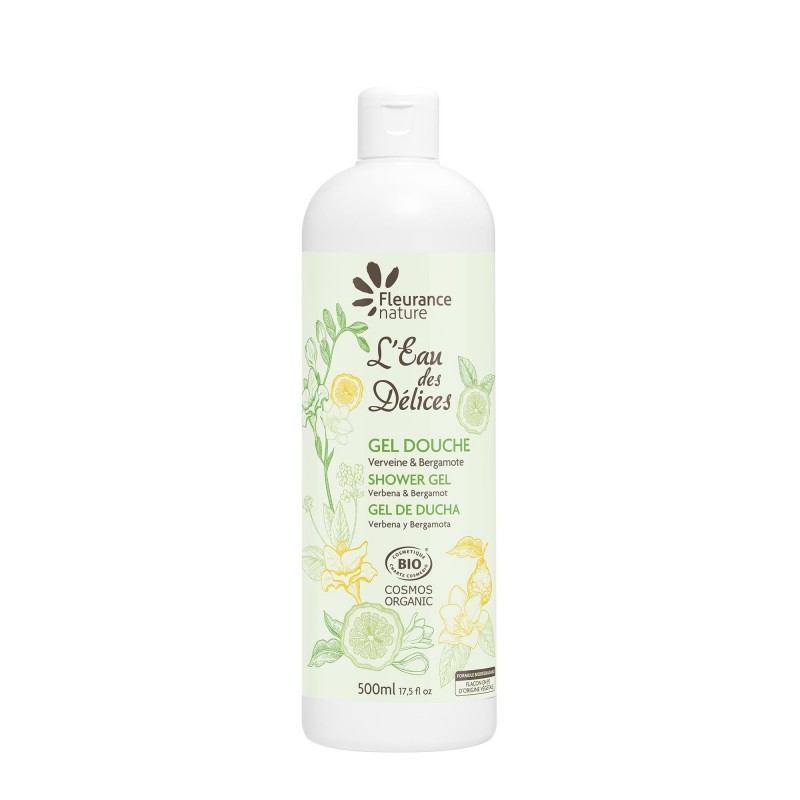 FLEURANCE NATURE gel douche L'Eau des Délices Verveine & Bergamote | 500 ml