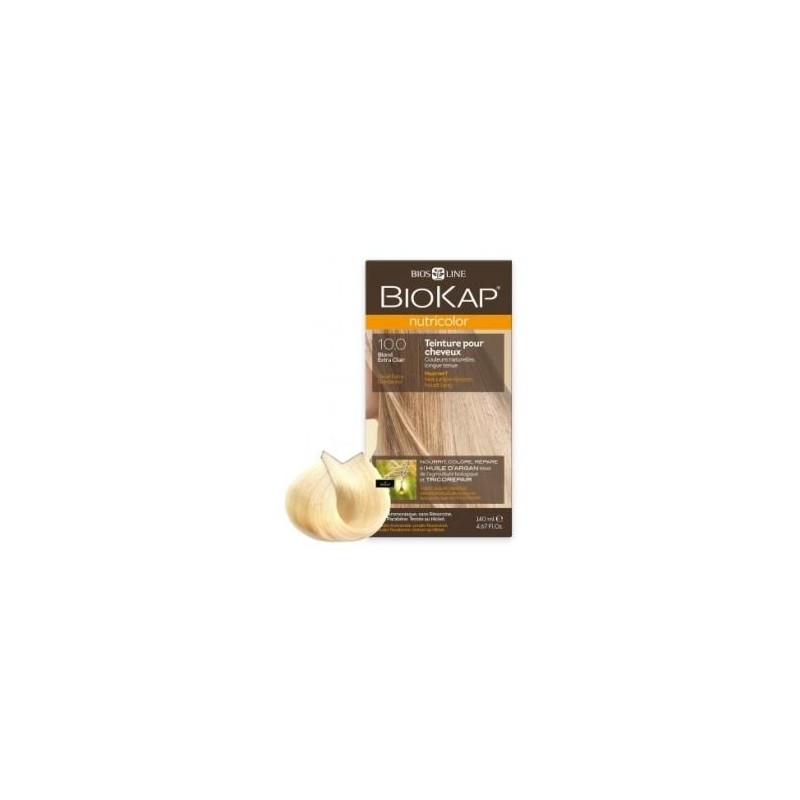 BIOKAP Nutricolor 10.0 Blond Extra Clair, 140 ml