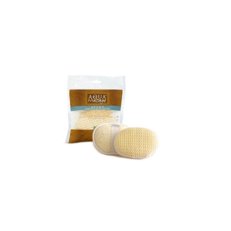 AQUA MASSAGE éponge tampon revitalisant en sisal et coton