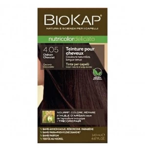 BIOKAP –Nutricolor Delicato 4.05 Châtain Chocolat 140mlRAPID